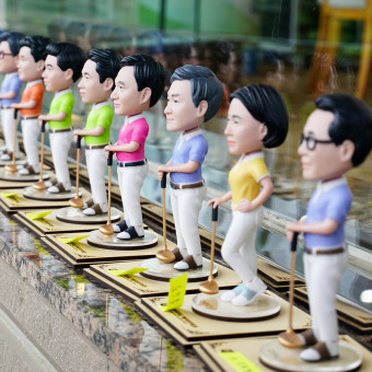 캐리큐어, 골프트로피, 15cm, 메이플케이스