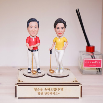 캐리큐어, 골프트로피, 15cm, 메이플케이스