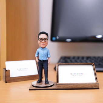 캐리큐어, 비즈니스, 15cm, 명함꽃이