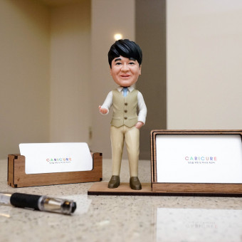 캐리큐어, 비지니스, 15cm, 명함꽂이