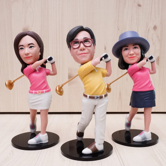 캐리큐어, 골프 트로피, 19cm