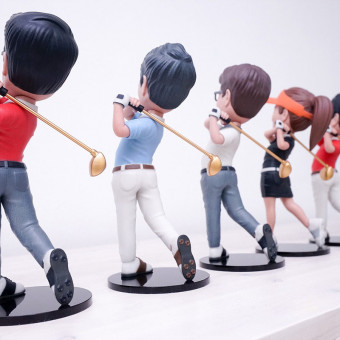 캐리큐어, 골프 트로피, 19cm
