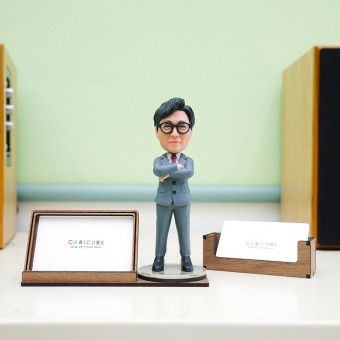 캐리큐어, 비지니스, 15cm, 명함꽂이
