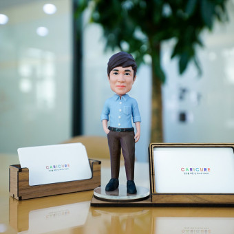 캐리큐어, 비지니스, 15cm, 명함꽂이