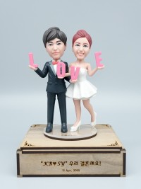 웨딩 피규어,커플 피규어,프로포즈 선물,결혼기념일 선물,집들이 선물,신혼 인테리어,피규어제작,love
